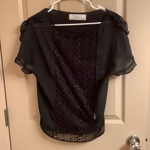 Zara Collection semi sheer in front and knit back.